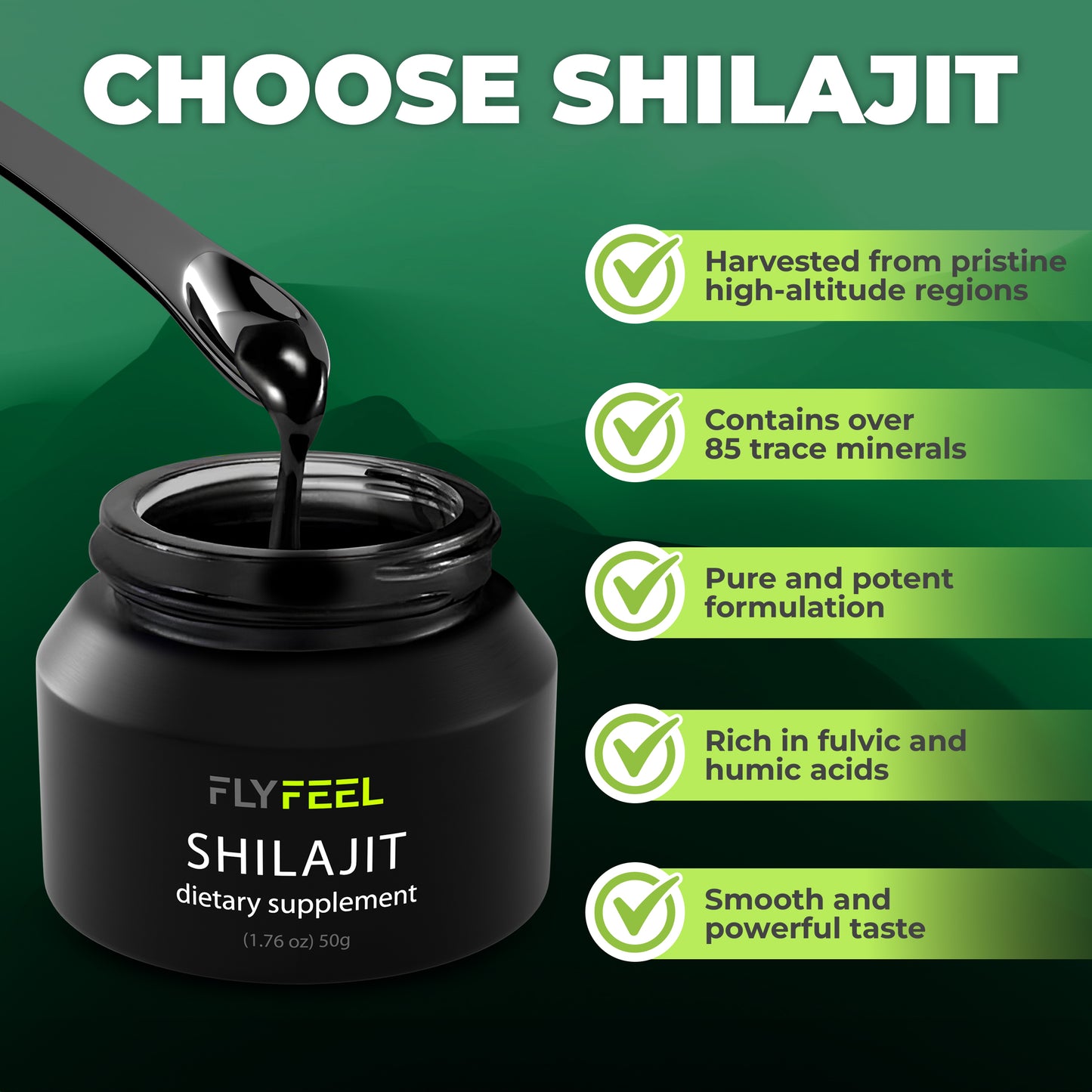 FlyFeel Shilajit Resin 50 mg