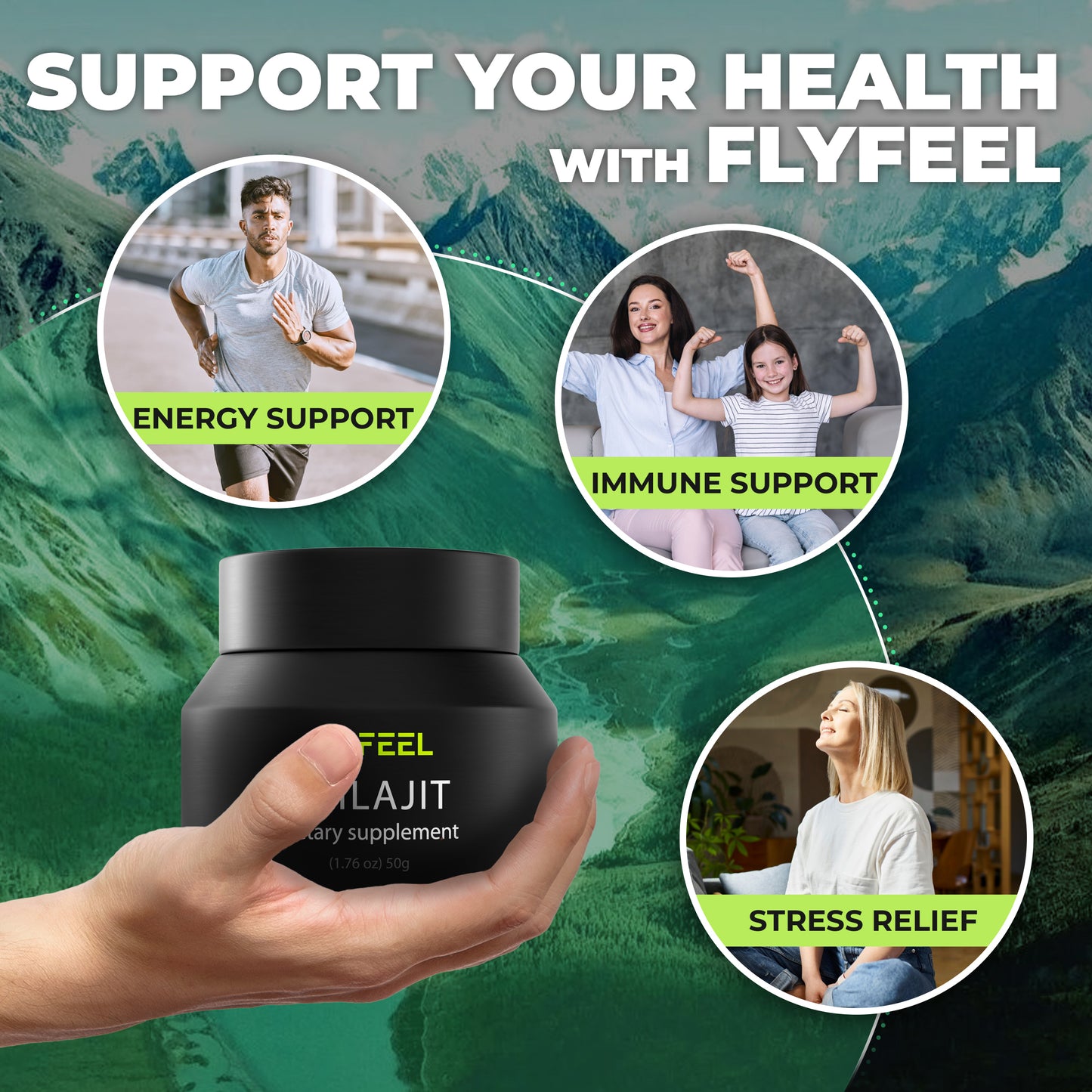 FlyFeel Shilajit Resin 50 mg